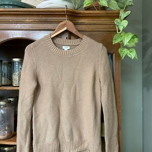 Cotton Blend soft brown J.Crew sweater